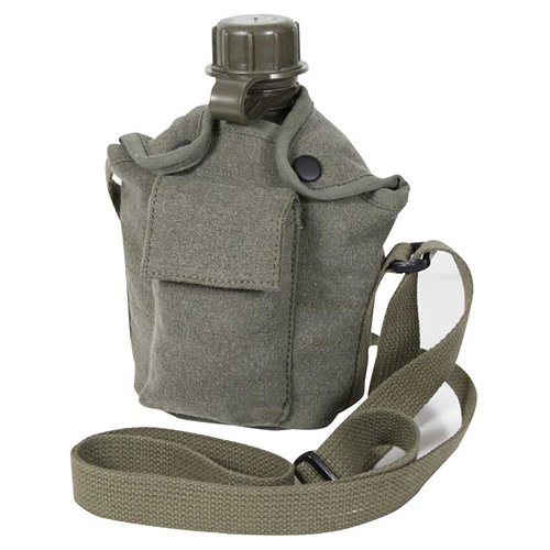 ROTHCO obal na polní láhev 1L US VINTAGE ZELENÝ