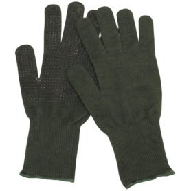 Rukavice s gripy CONTACT COMBAT ARAMID ZELENÉ vel. 9