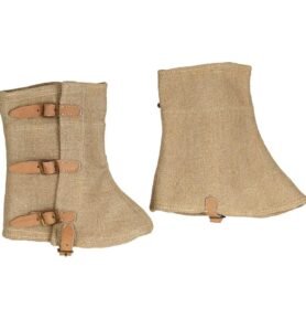 Spinky/návleky ITALSKÉ s koženými řemínky plátěné PÍSKOVÉ vel. 2