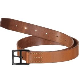 Opasek kalhotový 33mm ŠVÝCARSKÝ kožený HNĚDÝ vel. 100
