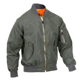 Bunda bomber MA1 FLIGHT odlehčená SAGE vel. XXL