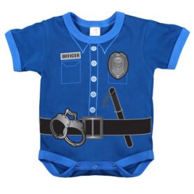 Body dětské POLICE UNIFORM MODRÉ vel. 3-6