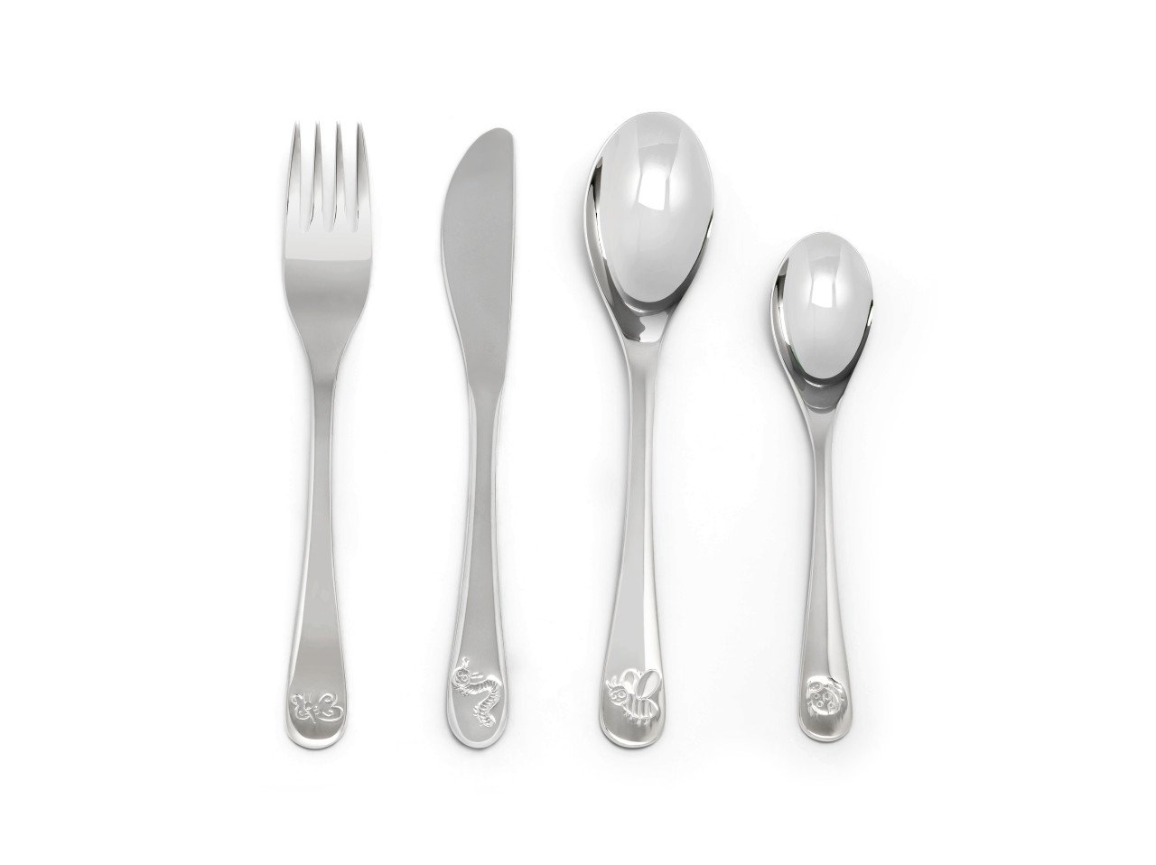 Zilverstad Dětská sada příborů (4 ks) Nature Friends