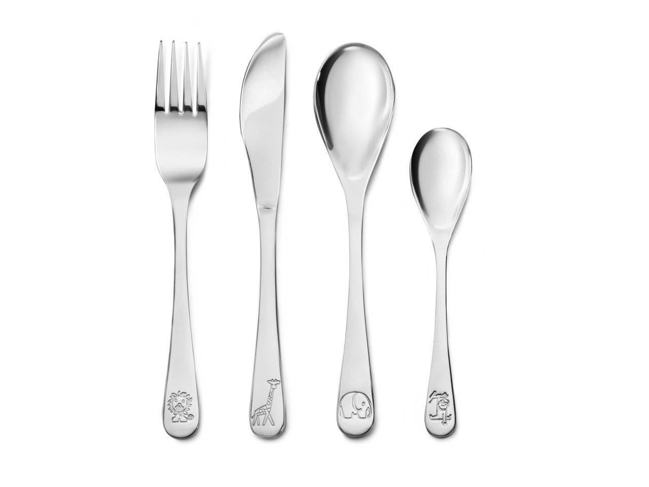 Zilverstad Dětská sada příborů (4 ks) Miffy Zoo