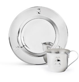 Zilverstad Sada dětského hrníčku a talíře Miffy z nerezové oceli