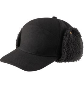 BRANDIT čepice zimní Lumberjack ČERNÁ