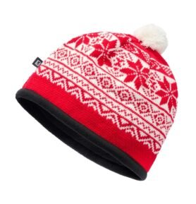 BRANDIT čepice pletená SNOW CAP ČERVENÁ