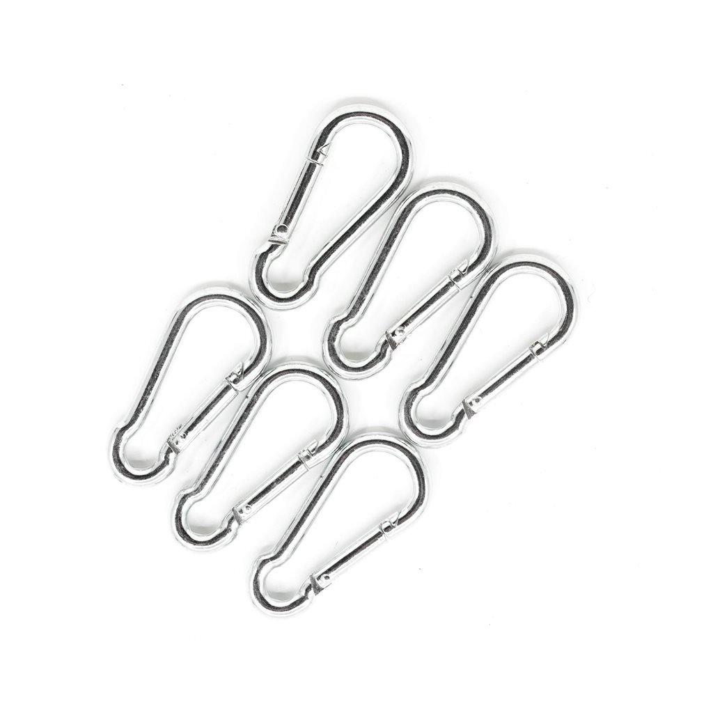 MAMUTEC karabina ocelová 40 mm sada 6 kusů