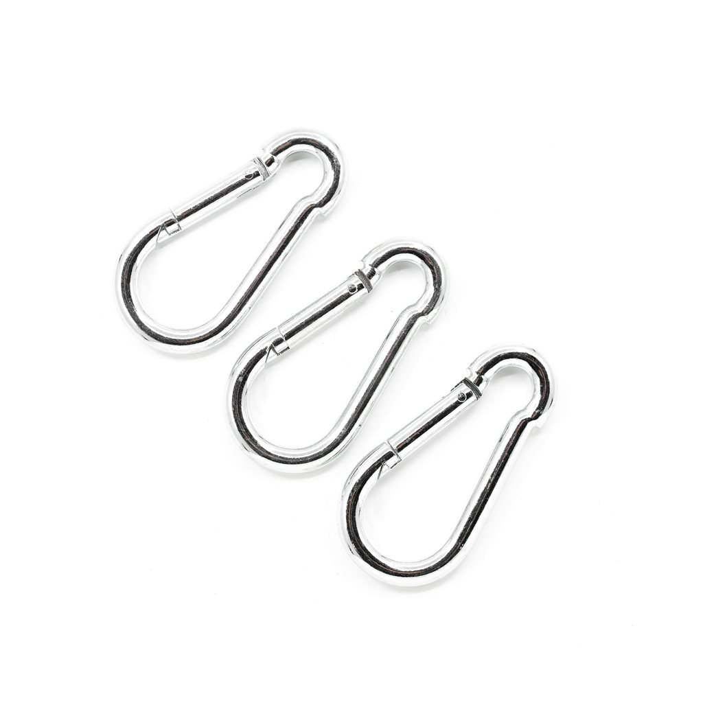 MAMUTEC karabina ocelová 80 mm sada 3 kusy