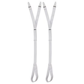 ROTHCO kšandy STIRRUP na košili BÍLÉ 2 v balení