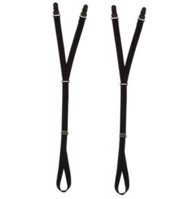 ROTHCO kšandy STIRRUP na košili ČERNÉ 2 v balení