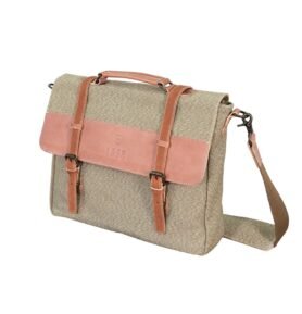 Taška přes rameno ŠVÝCARSKÁ s koženými doplňky