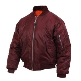 Bunda ULTRA FORCE MA1 FLIGHT MAROON vel. XXL