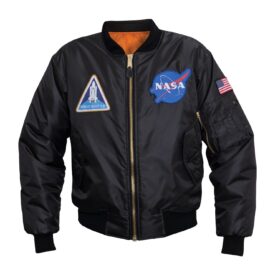 Bunda MA1 FLIGHT NASA ČERNÁ vel. XL