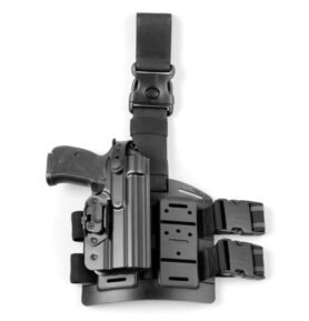 DASTA pouzdro pistolové PHDLB stehenní CZ 75D Compact se závěsem 975 PRAVÉ