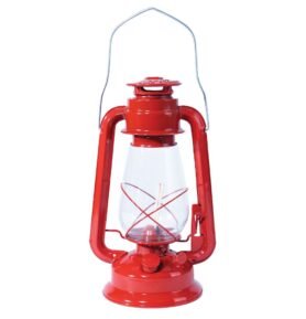 ROTHCO lampa petrolejová 30 cm ČERVENÁ