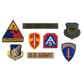 ROTHCO nášivky MILITARY různé druhy 50ks