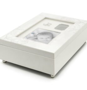 Zilverstad Bílá hrací krabička na vzpomínky Baby