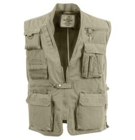 Vesta rybářská DELUXE SAFARI KHAKI vel. L