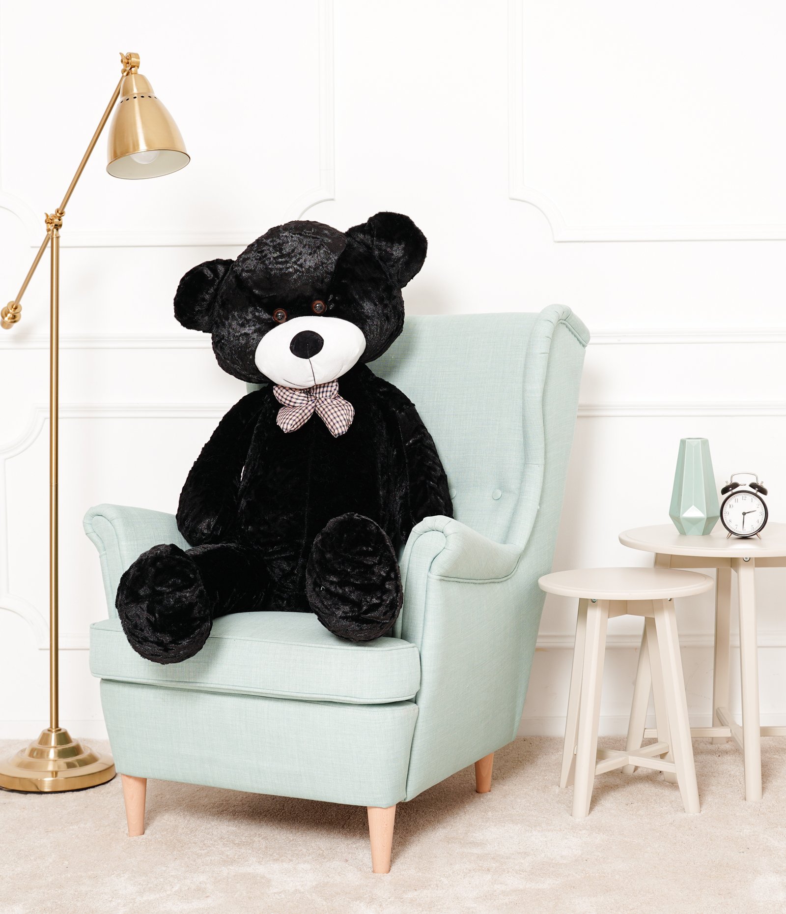 Velký plyšový medvěd Classico 130 cm černý