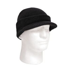 Čepice GI s kšiltem US JEEP vlněná ČERNÁ