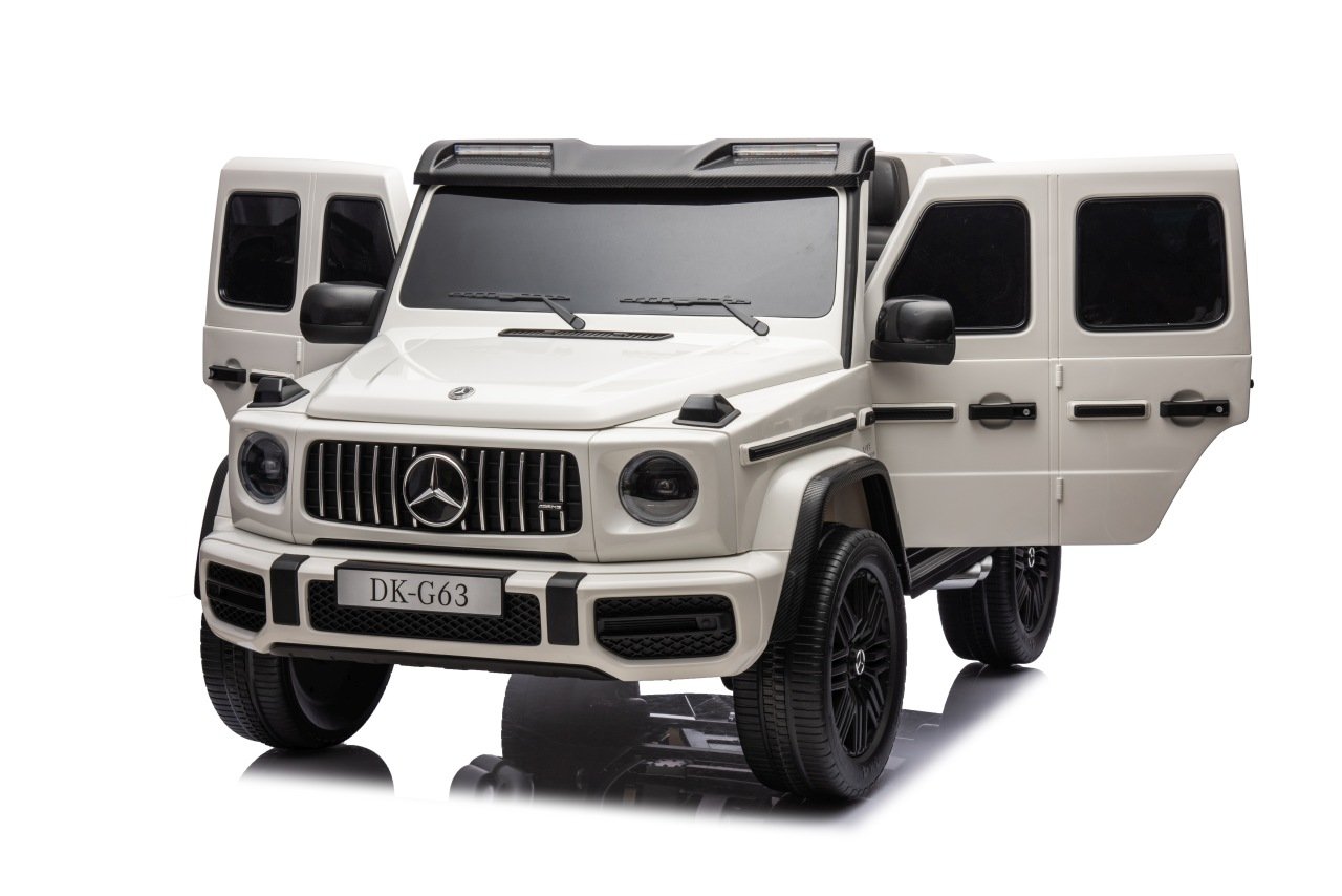 HračkyZaDobréKačky Elektrické autíčko Mercedes G63 AMG Strong 2x280W bílé