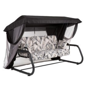 Zahradní houpačka Venezia s moskytiérou a bočními stolky G057-06PB PATIO