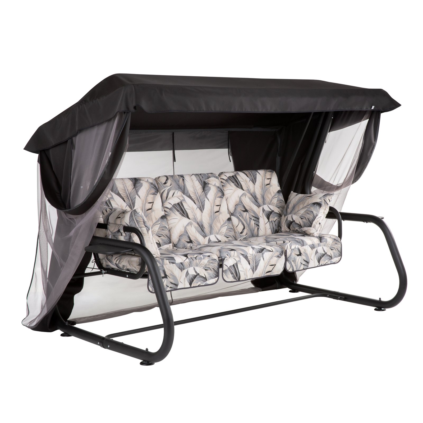 Zahradní houpačka Venezia s moskytiérou a bočními stolky G057-06PB PATIO