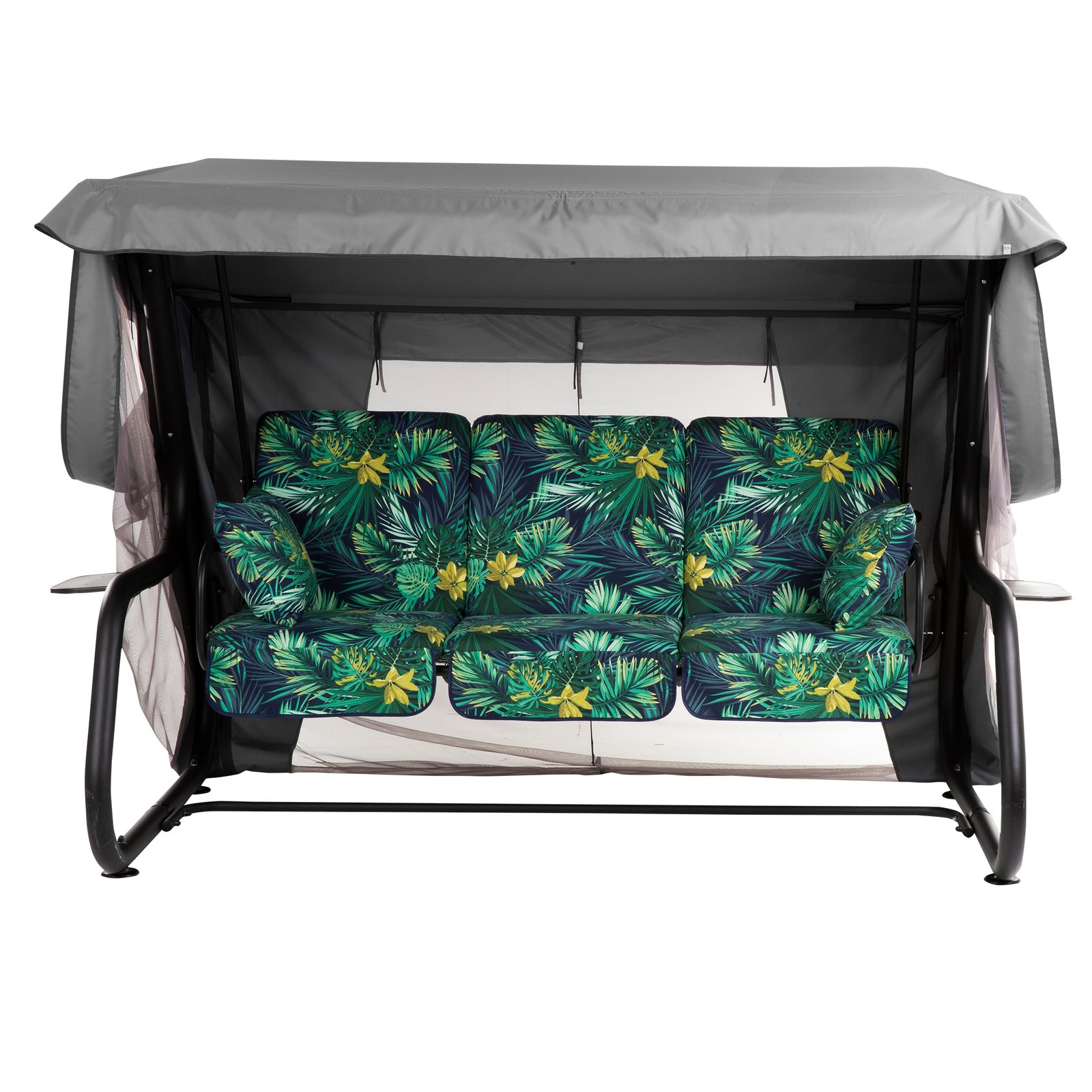 Zahradní houpačka Venezia s moskytiérou a bočními stolky G051-02PB PATIO