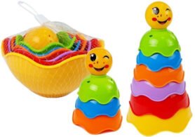 Lean Toys Stavebnice pyramida pro nejmenší