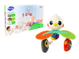 Lean Toys Kolotoč nad postýlku se zvuky a ptáčky