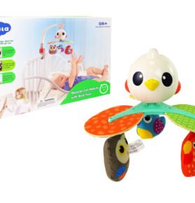 Lean Toys Kolotoč nad postýlku se zvuky a ptáčky