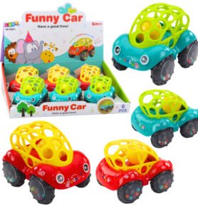 Lean Toys Dětské chrastící autíčko