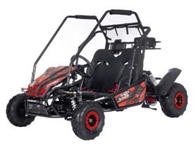 Tomido Dětská benzínová BUGGY LUCKY SEVEN LIFT červená