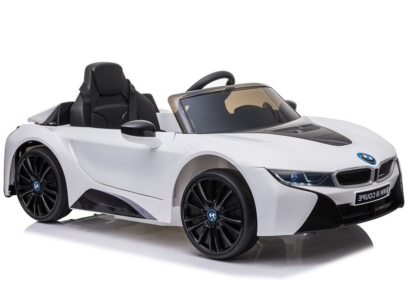 LEAN CARS Dětské elektrické autíčko BMW I8 Coupe bílé