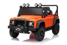 Ramiz Elektrické autíčko Land Rover Defender 110 SVX Concept oranžové