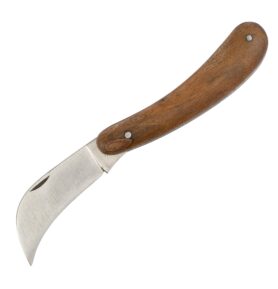 MIKOV nůž zahradnický zavírací žabka DŘEVĚNÝ