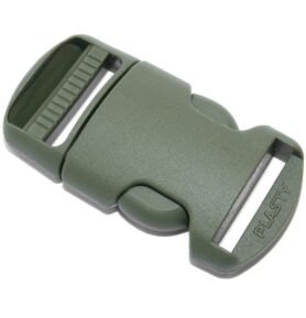 Spona/přezka plastová kompletní 25 mm ZELENÁ