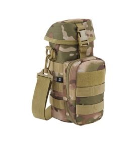BRANDIT pouzdro na láhev 0,5-1 l s popruhem MOLLE TACTICAL CAMO