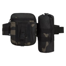 BRANDIT ledvinka ALLROUND s pouzdrem na láhev DARK CAMO