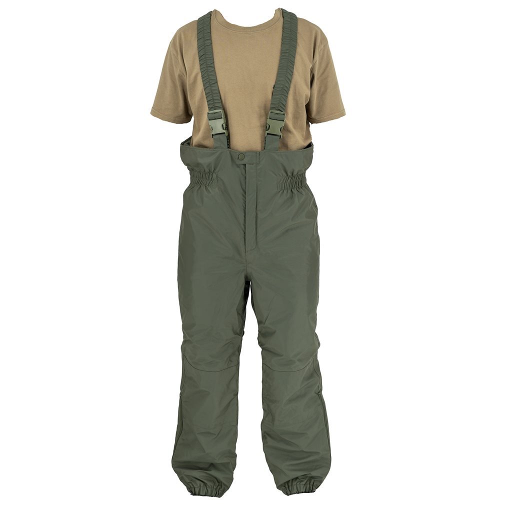 Kalhoty s laclem zateplené francouzské ZELENÉ vel. 80L