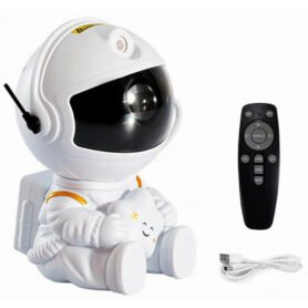 Aga Hvězdný projektor sedící astronaut s dálkovým ovládáním
