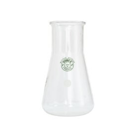 Baňka kuželová skleněná 250ml širokohrdlá