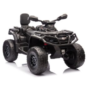 LEAN CARS Dětská elektrická čtyřkolka Can-am Outlander 4x4 černá