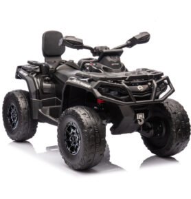 LEAN CARS Dětská elektrická čtyřkolka Can-am Outlander 4x4 černá