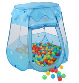 Kiduku Dětský hrací stan s míčky Modrý