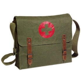 ROTHCO taška přes rameno zdravotní CROSS ZELENÁ