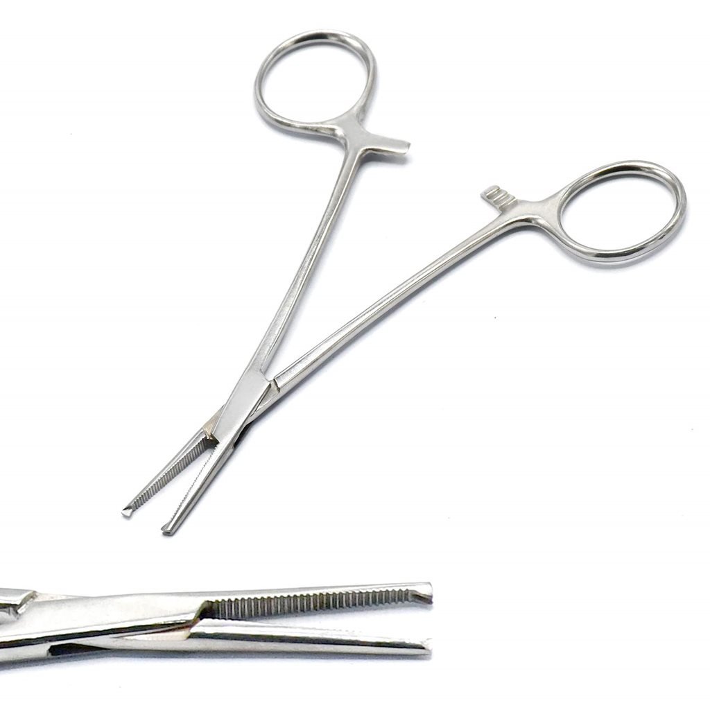 Pean zdravotní s háčkem kocher 165 mm