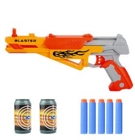 Aga4Kids Pistole na pěnové náboje MR1428 + 6 ks nábojů