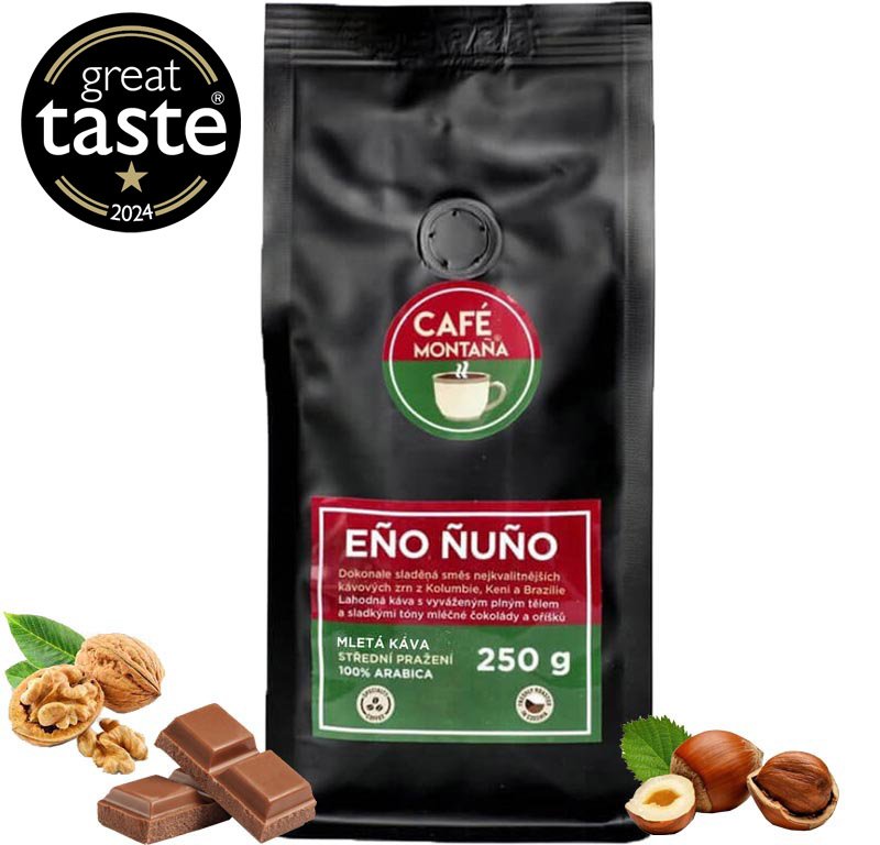 Café Montaña Eño Ñuño, mletá káva Velikost balení: 500g, Hrubost mletí: Standardní mletí